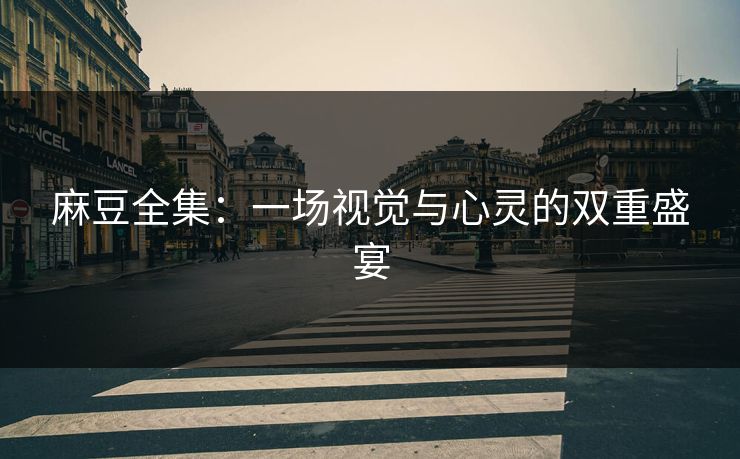 麻豆全集：一场视觉与心灵的双重盛宴